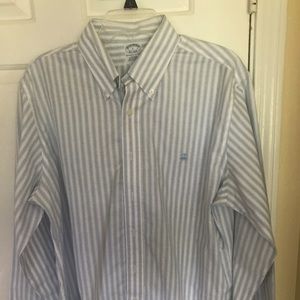 Brooks Brothers Dress shirt blue and white stripe